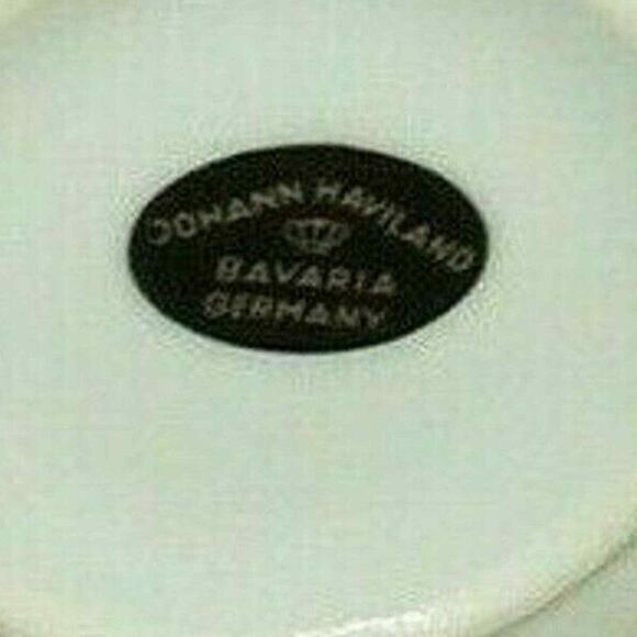 4 Vtg Johann Haviland China Berry Dessert Bowls Sweetheart Rose‎ Bavaria Germany - Picture 3 of 6